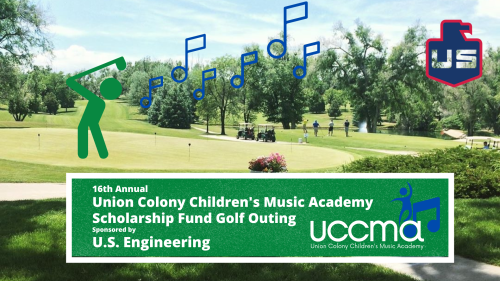 UCCMA Golf Tournament Graphic, picture of the greeley country club putting green